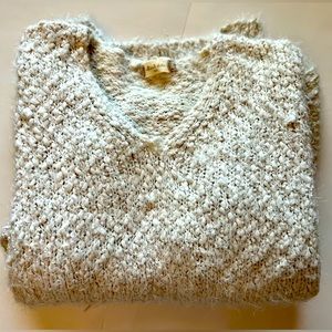 ALTAR'D STATE CREAM V NECK SWEATER